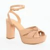 Lauren Knotted Heel - Nude -US Skirt Sales Store 0D5A0030