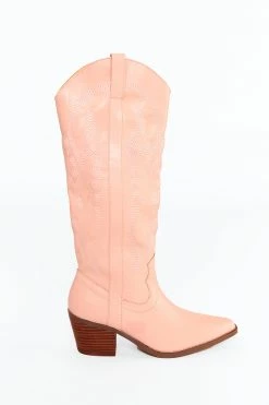 Brandy Tall Boots - Pink