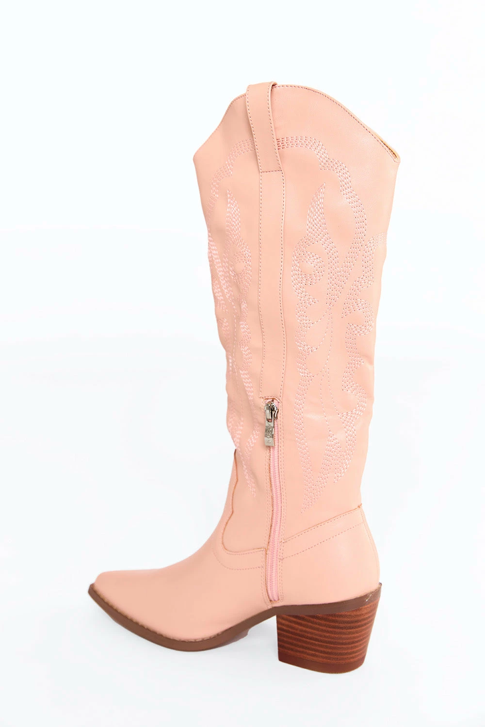 Brandy Tall Boots - Pink 6 Brandy Tall Boots - Pink - Image 4