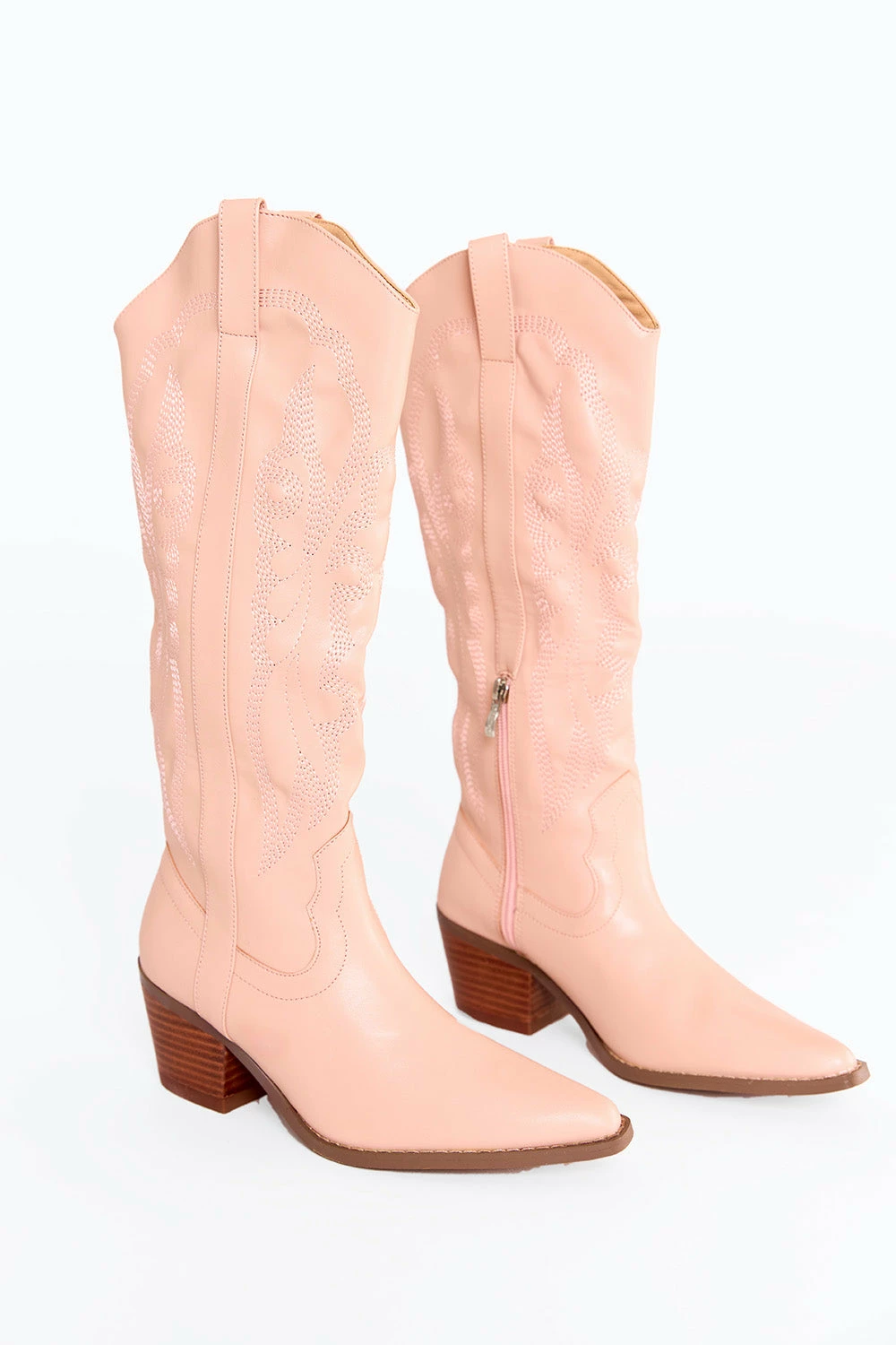Brandy Tall Boots - Pink 4 Brandy Tall Boots - Pink - Image 2