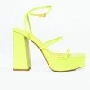 Vincija Platform Heel - Wasabi