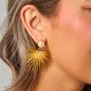 Palmetto Statement Earring - Gold -US Skirt Sales Store 0D5A0191 98f83d9b e84a 46a5 87f1 eadc65c443de