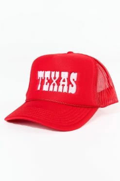 Texas Trucker Hat - Red/White -US Skirt Sales Store 0D5A0331