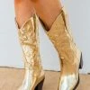 Danilo Western Boots - Gold -US Skirt Sales Store 0D5A0389