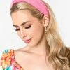 Lillian Knotted Terry Cloth Headband - Pink -US Skirt Sales Store 0D5A1298