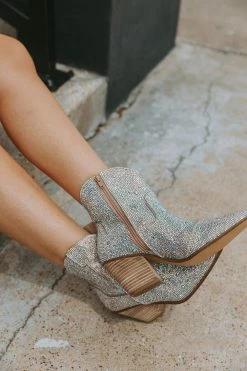 Matisse Harlow Rhinestone Boots - Silver -US Skirt Sales Store 0D5A1628