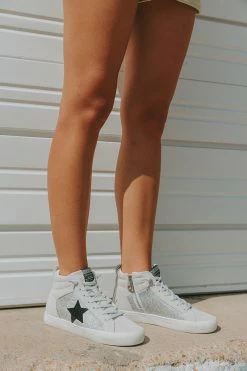 Dyno Sparkle High Top Sneaker - Off White -US Skirt Sales Store 0D5A1768