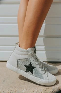 Dyno Sparkle High Top Sneaker - Off White