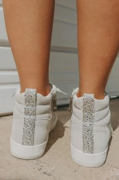 Dyno Sparkle High Top Sneaker - Off White -US Skirt Sales Store 0D5A1777