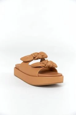 Kiki Bow Sandal - Camel -US Skirt Sales Store 0D5A1779