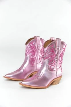 Zen Western Boot - Pink