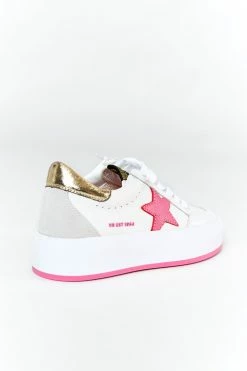 Ream 1 Platform Sneaker - White/Pink -US Skirt Sales Store 0D5A1849