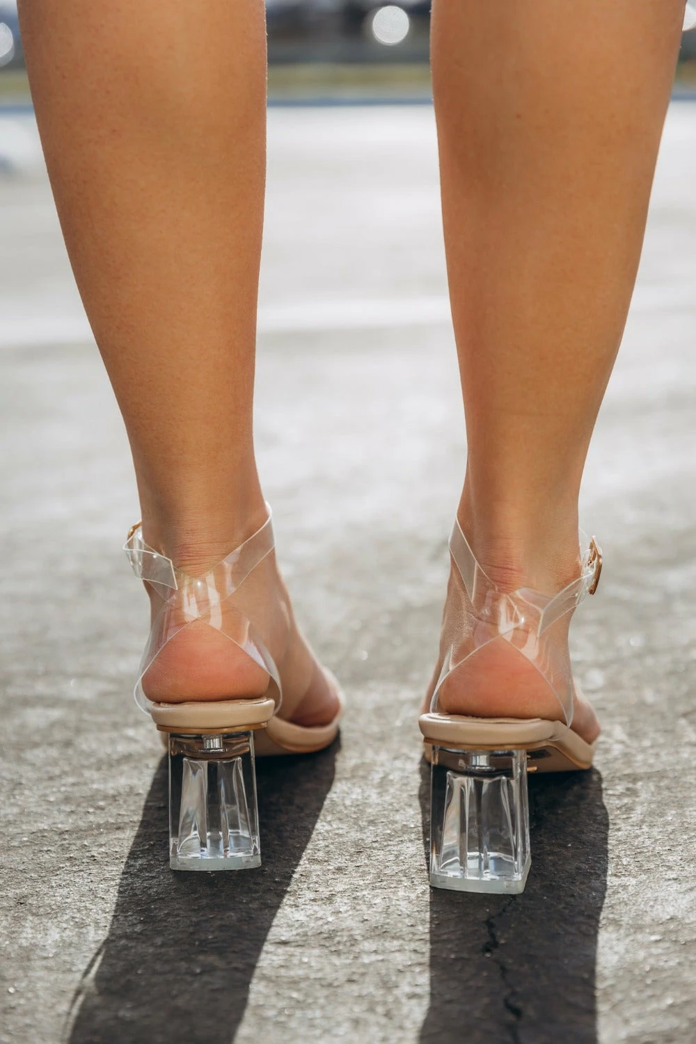 Ukiah Clear Heel - Nude 6 Ukiah Clear Heel - Nude - Image 4