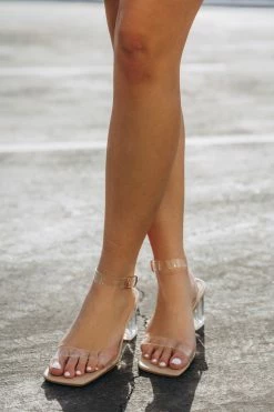 Ukiah Clear Heel - Nude 11 Ukiah Clear Heel - Nude -US Skirt Sales Store 0D5A2176