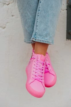 Serious High Top Sneakers - Pink -US Skirt Sales Store 0D5A2224