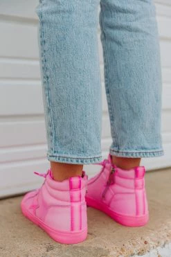 Serious High Top Sneakers - Pink -US Skirt Sales Store 0D5A2234
