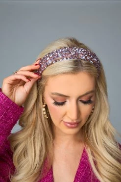 Drawn To You Headband - Purple -US Skirt Sales Store 0D5A2516