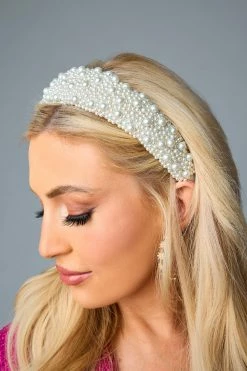 Not Playing Games Headband - Pearl