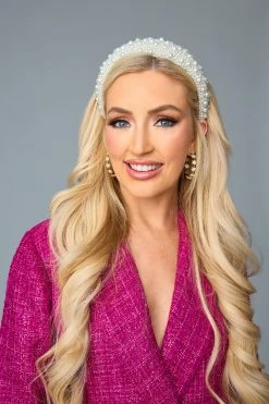 Not Playing Games Headband - Pearl -US Skirt Sales Store 0D5A2531