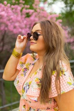 BuddyLove Capri Round Double Ridge Sunglasses - Black -US Skirt Sales Store 0D5A2595