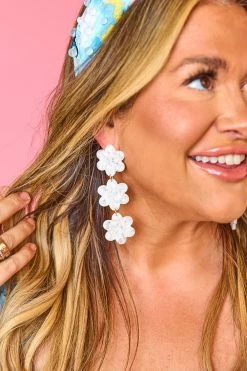 Linny Co Xx BL Zoey Statement Earrings - Shore