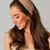 Charlotte Pearl Studded Headband - Tan -US Skirt Sales Store 0D5A2846