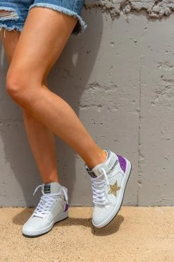 Dream High Top Sneakers - Purple/White 13 Dream High Top Sneakers - Purple/White -US Skirt Sales Store 0D5A2872