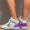 Dream High Top Sneakers - Purple/White