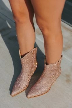 Tykova Studded Boots - Gold -US Skirt Sales Store 0D5A3398