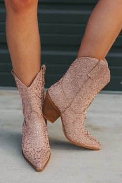 Tykova Studded Boots - Gold