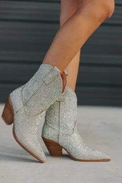 Tykova Studded Boots - Silver