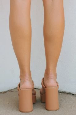 Dolce Vita Wiley Platform Heels - Luggage -US Skirt Sales Store 0D5A3676