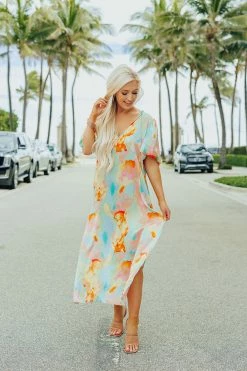 BuddyLove Pamela Caftan Maxi Dress - Sunny Day