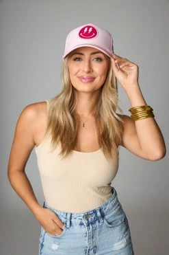 Lightning Bolt Trucker Hat - Pink -US Skirt Sales Store 0D5A55941