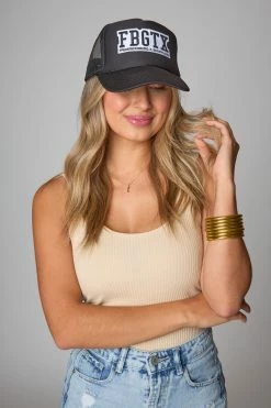FBGTX Trucker Hat - Black -US Skirt Sales Store 0D5A56241