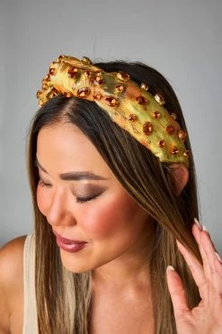 Eleanor Crystal Headband - Yellow -US Skirt Sales Store 0D5A6409 3
