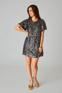 BuddyLove Elliot Sequin Short Dress - Nirvana -US Skirt Sales Store 0D5A7076