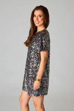 BuddyLove Elliot Sequin Short Dress - Nirvana -US Skirt Sales Store 0D5A7085