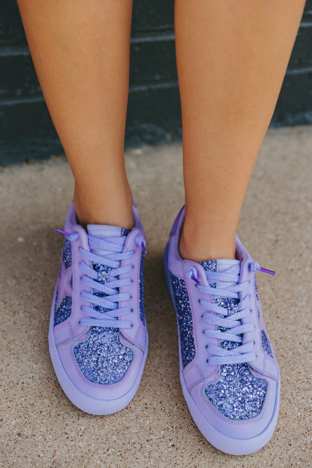 Alexis Glitter Sneaker - Purple 6 Alexis Glitter Sneaker - Purple - Image 4
