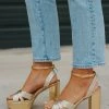 Eloisa Platform Heel - Gold -US Skirt Sales Store 0D5A7783