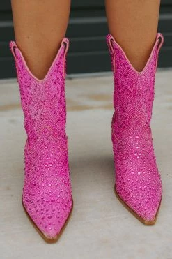 Tykova Studded Boots - Pink 8 Tykova Studded Boots - Pink -US Skirt Sales Store 0D5A7834