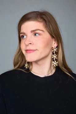 Alli Statement Earrings - Pearl -US Skirt Sales Store 0D5A7846