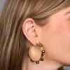 Maria Statement Earrings - Pyrite -US Skirt Sales Store 0D5A7851