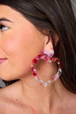 Linny Co Xx BL Grayson Statement Earrings - Love