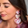 Linny Co Xx BL Lola Statement Earrings - Sweetheart -US Skirt Sales Store 0D5A7971