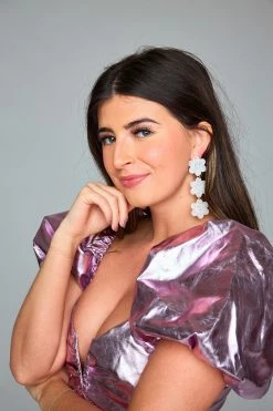 Linny Co Xx BL Zoey Statement Earrings - Shore -US Skirt Sales Store 0D5A7977