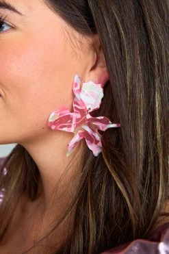 Linny Co Xx BL Fawna Statement Earrings - Sweetheart