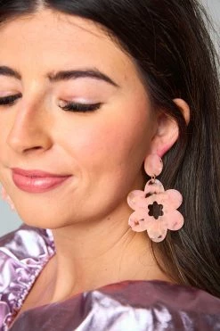 Linny Co Xx BL Gigi Statement Earring - Peachy -US Skirt Sales Store 0D5A7995