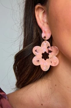 Linny Co Xx BL Gigi Statement Earring - Peachy -US Skirt Sales Store 0D5A7997