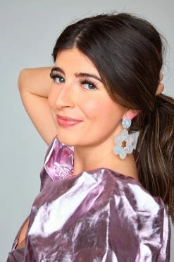 Linny Co Xx BL Gigi Statement Earring - Seaglass -US Skirt Sales Store 0D5A7999